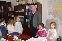 Odwiedziły nas dzieci z Przedszkola nr 6 w Wągrowcu
