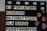 XI Powiatowy Konkurs Matematyczny Szkół Podstawowych