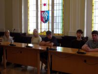 Lekcja inna niż zwykle - młodzież z ZS nr1 w starostwie