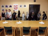 Lekcja inna niż zwykle - młodzież z ZS nr1 w starostwie
