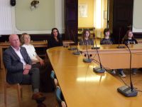 Lekcja inna niż zwykle - młodzież z ZS nr1 w starostwie