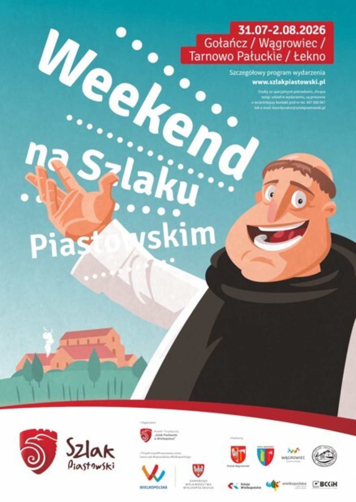 Weekend na Szlaku Piastowskim - plakat