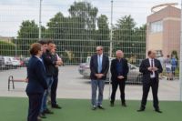 Odbiór techniczny wielofunkcyjnego boiska sportowego przy ZS w Gołańczy