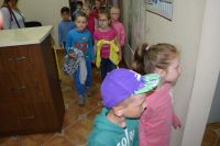 Wizyta dzieci z Przedszkola nr 1 w wągrowieckim starostwie