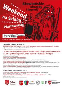 III weekend na Szlaku Piastowskim - plakat