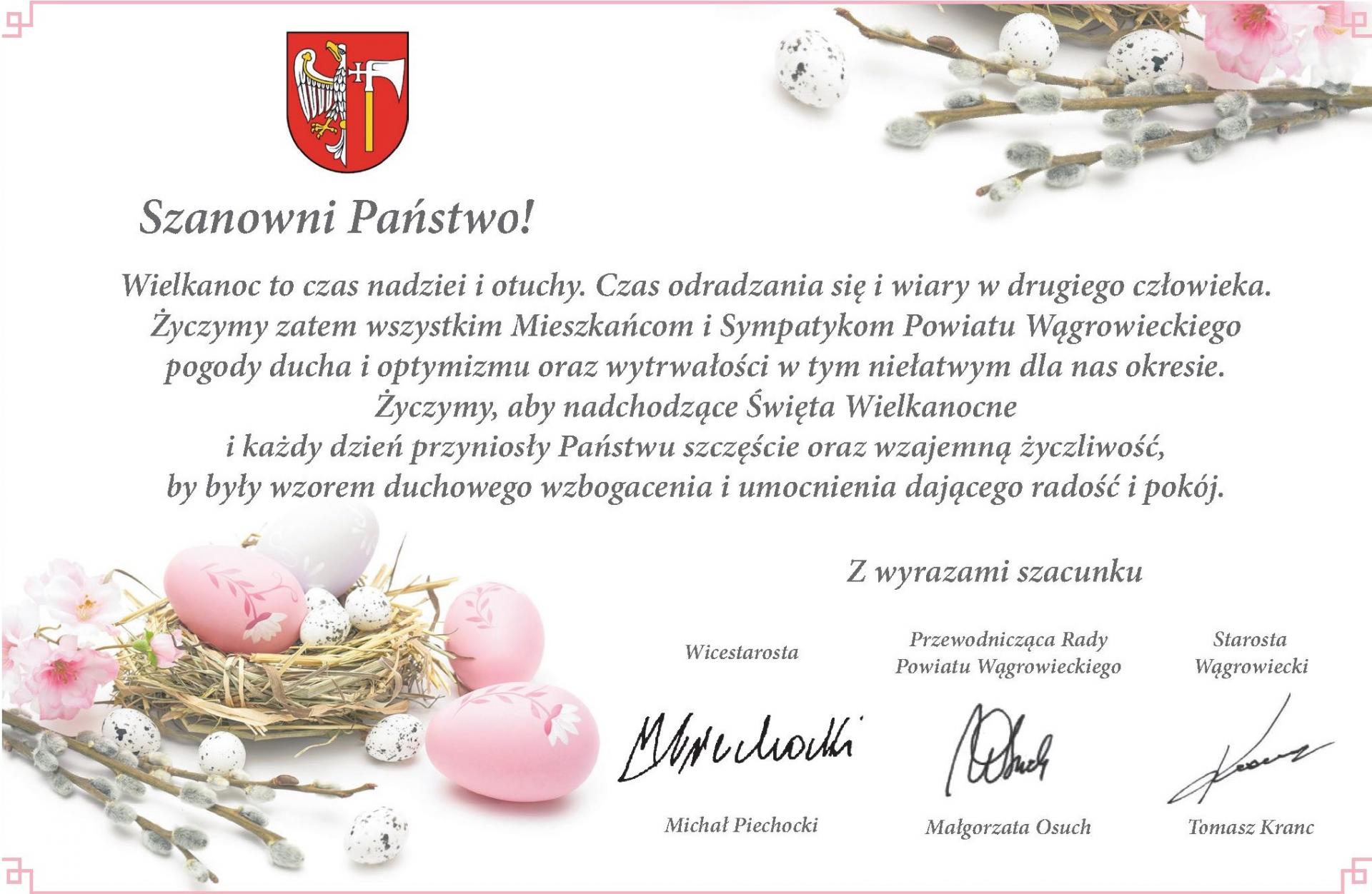 Zdrowych i bezpiecznych Świąt Wielkanocnych