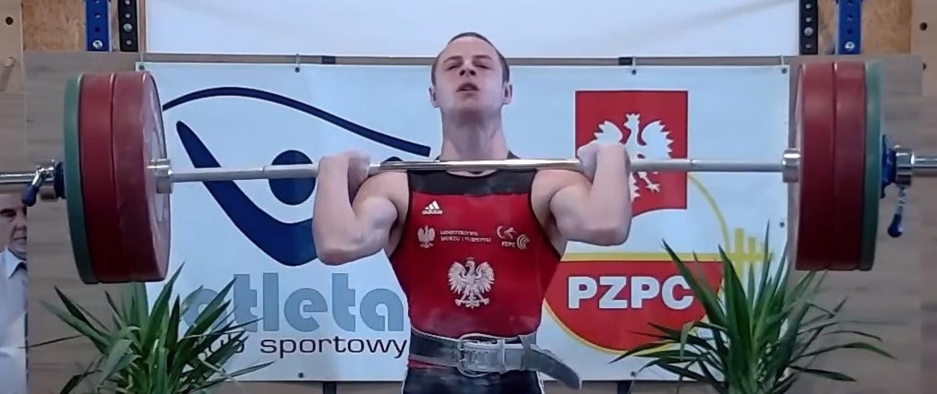 Mamy wicemistrza Polski w podnoszeniu ciężarów!