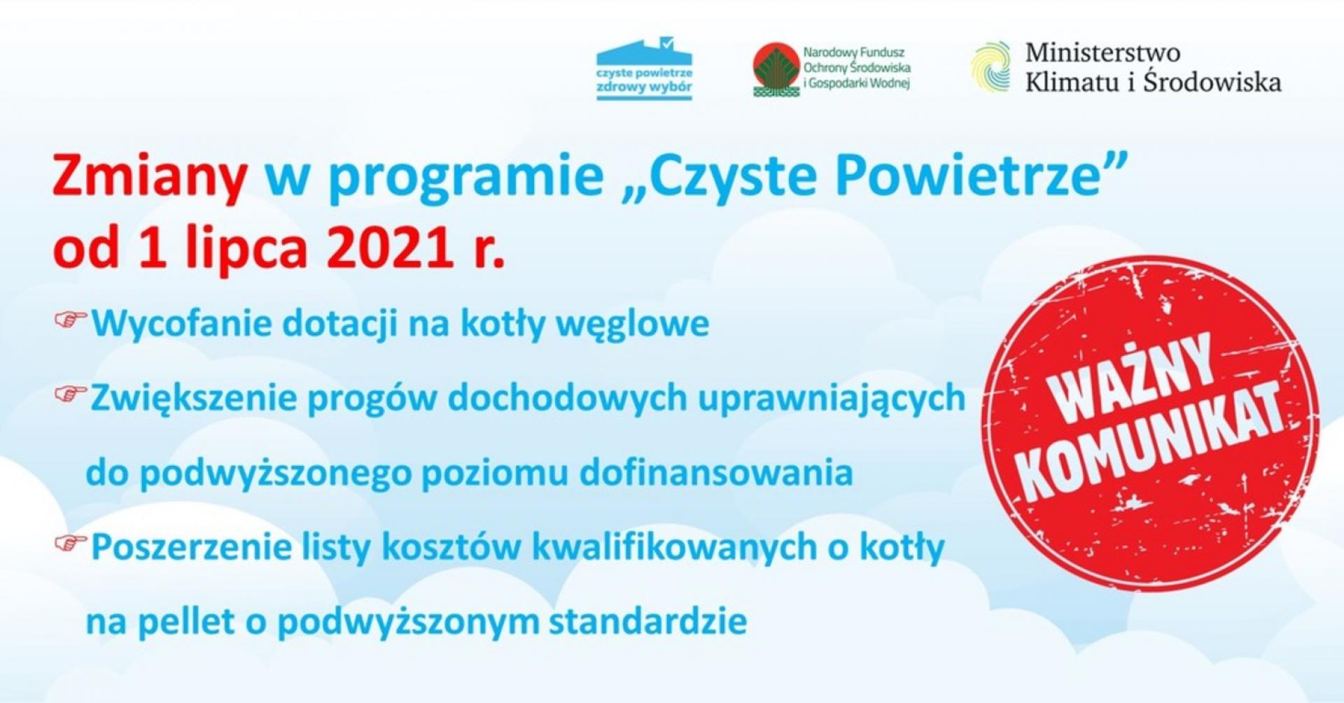 Nowości w programie „Czyste Powietrze”. Od 2022 r. koniec dotacji na piece węglowe