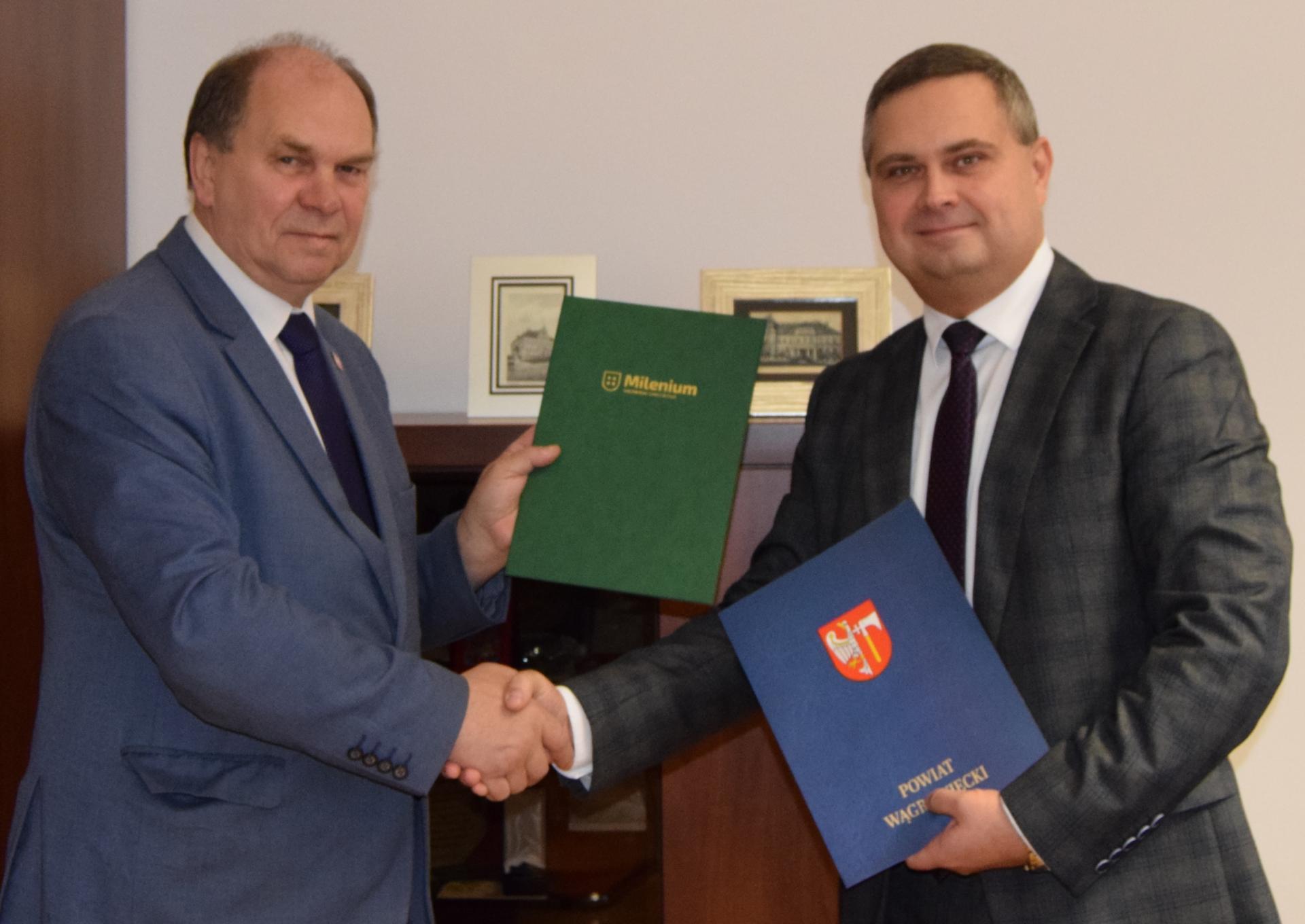 Powiat Wągrowiecki zawarł porozumienie z GSW Milenium