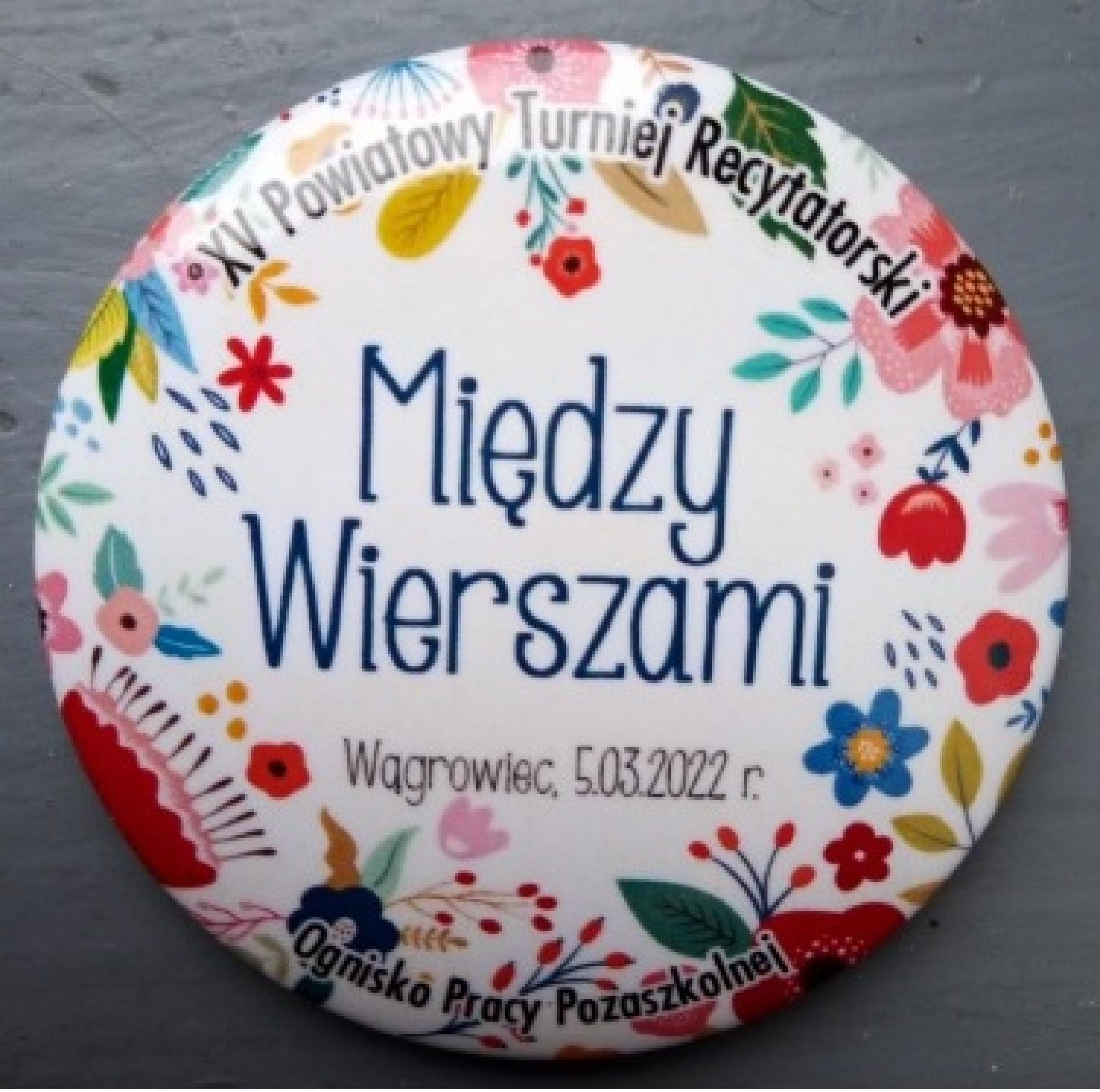 XV POWIATOWY TURNIEJ RECYTATORSKI "MIĘDZY WIERSZAMI"