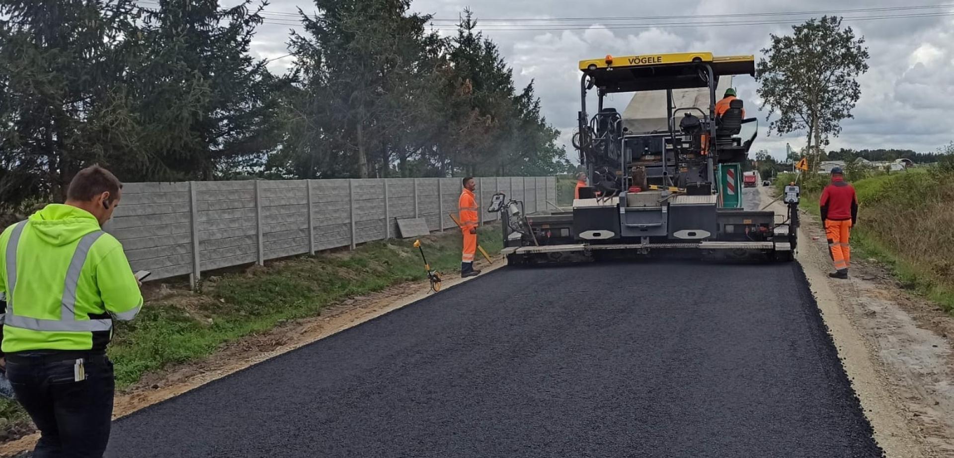 Dobiega końca remont drogi powiatowej nr 1602P na odcinku Kopaszyn – Grylewo