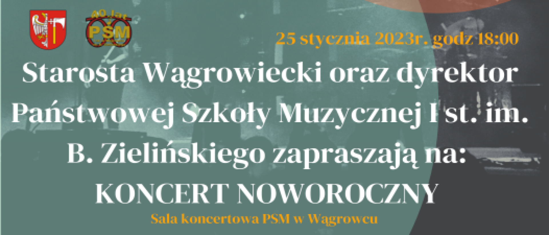 Zapraszamy do PSM na Koncert Noworoczny