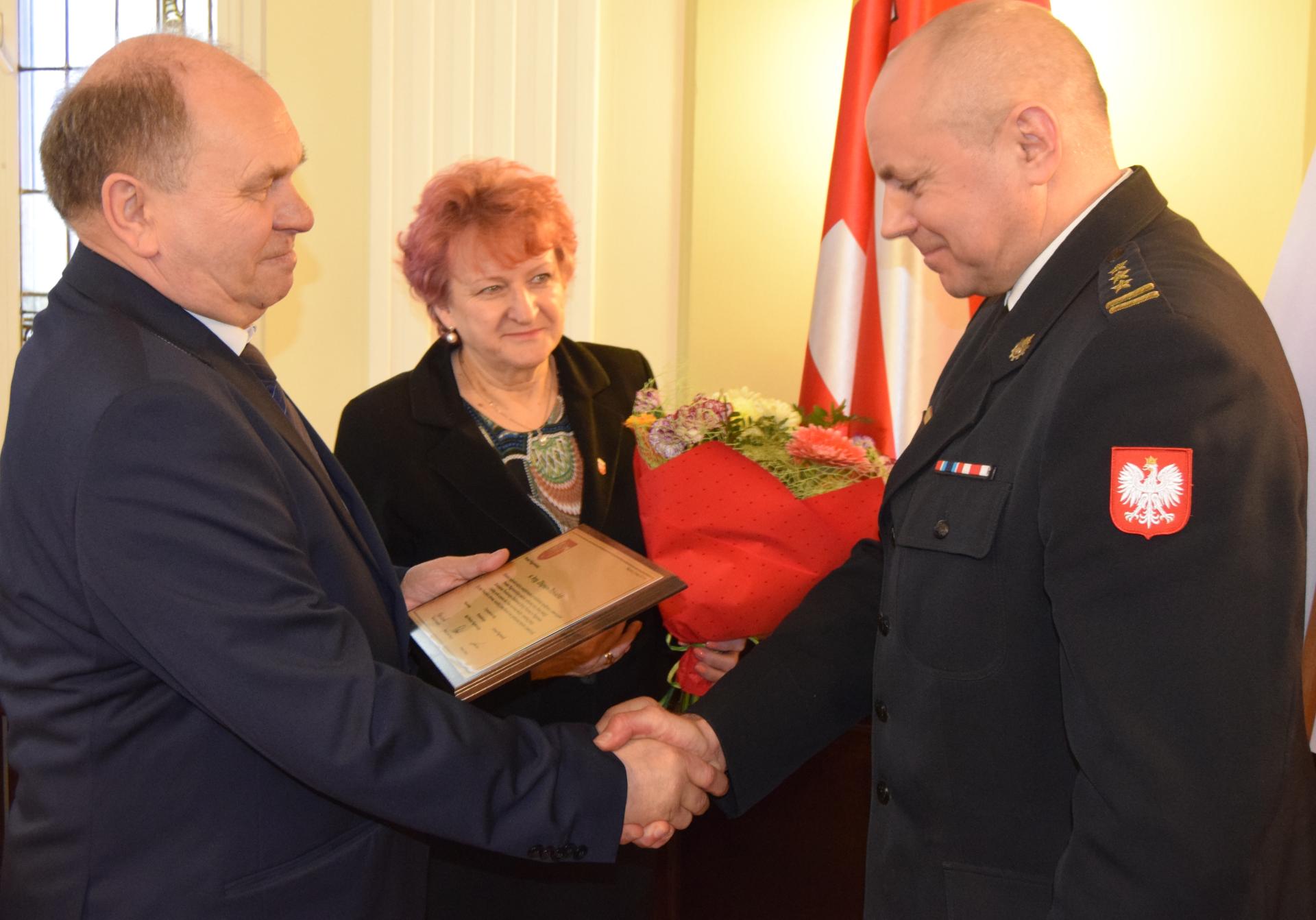 Komendant Dziwulski kończy służbę w Państwowej Straży Pożarnej