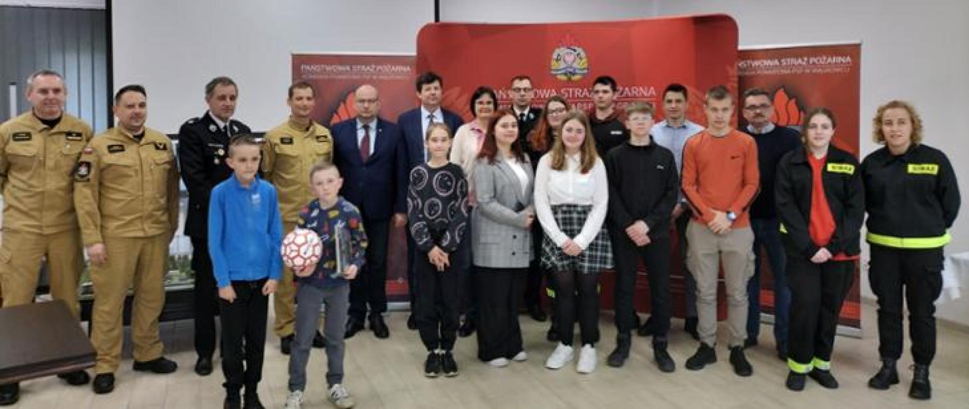 Powiatowe eliminacje Turnieju Wiedzy Pożarniczej „Młodzież Zapobiega Pożarom”