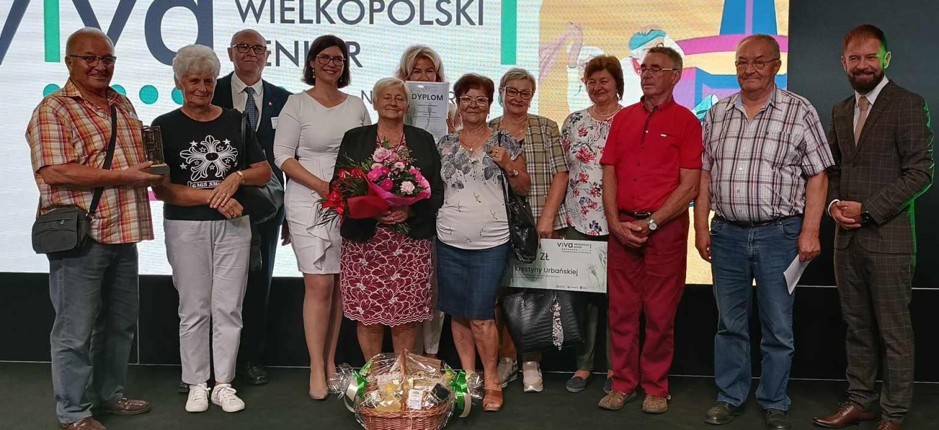 Krystyna Urbańska nagrodzona w konkursie "Viva Seniorzy! Aktywność-Zdrowie-Profilaktyka"