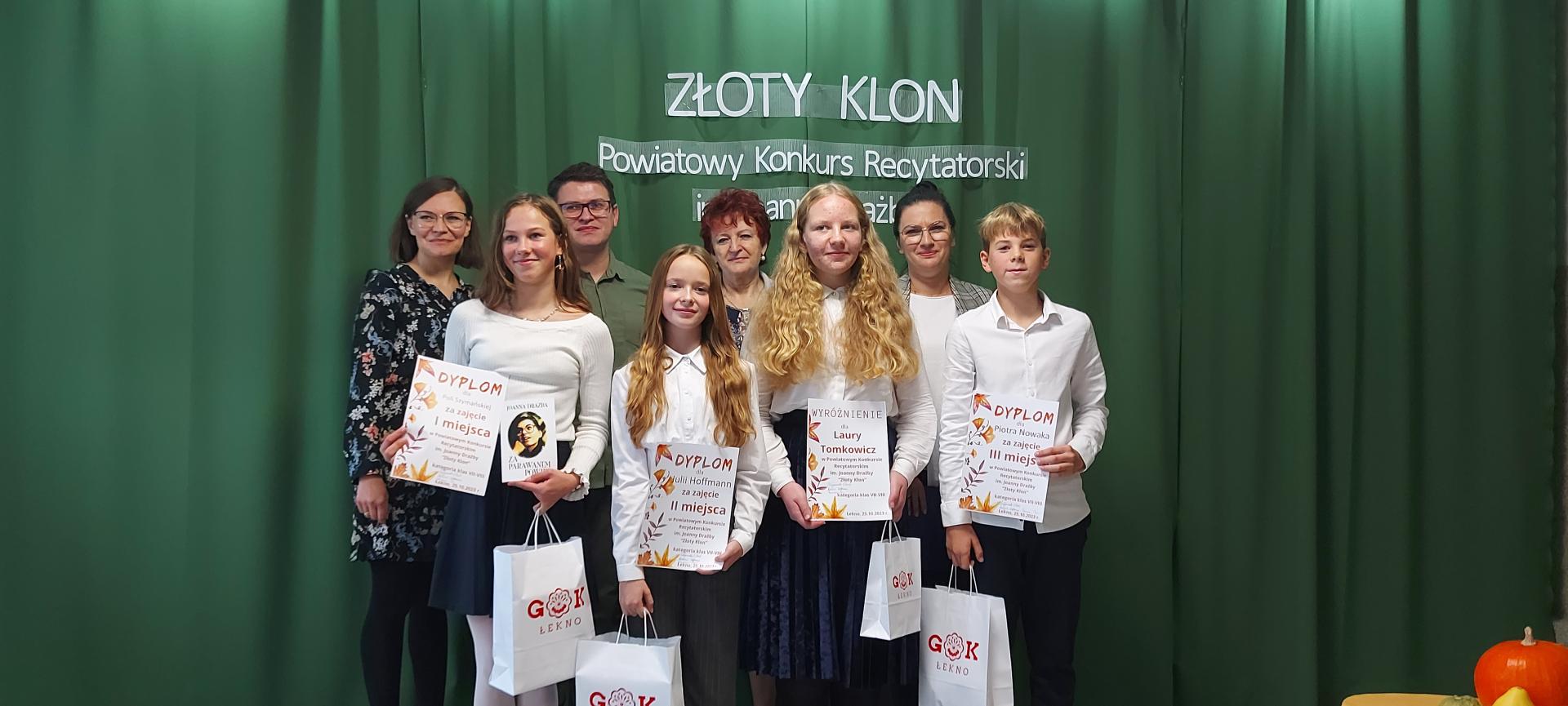 XXVIII Powiatowy Konkurs Recytatorski im. Joanny Drażby „Złoty Klon”