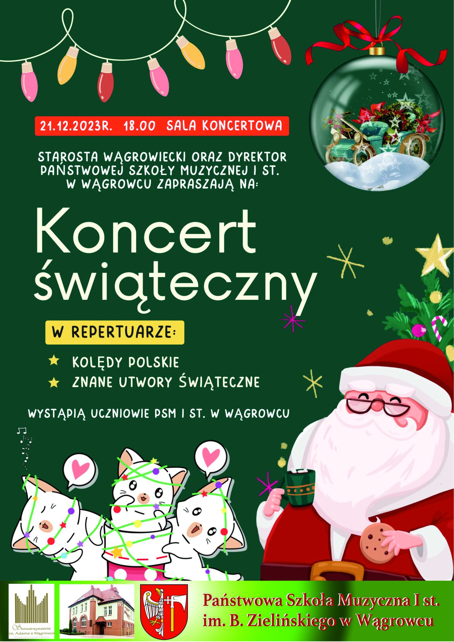 Zaproszenie na Koncert Świąteczny