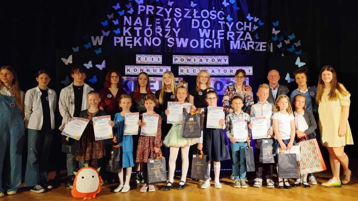 XIII Powiatowy Konkurs Recytatorski Kleks 2024