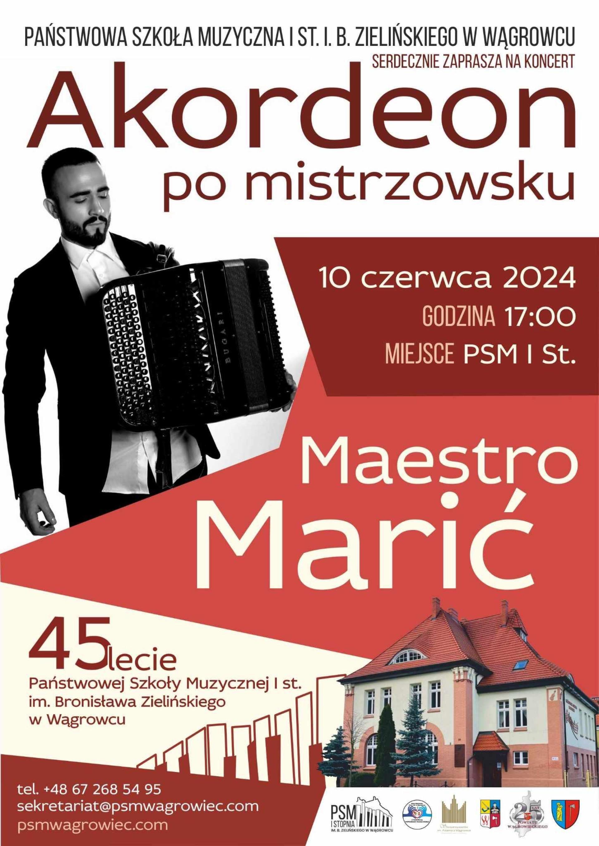 Zapraszamy na akordeonową ucztę muzyczną do PSM