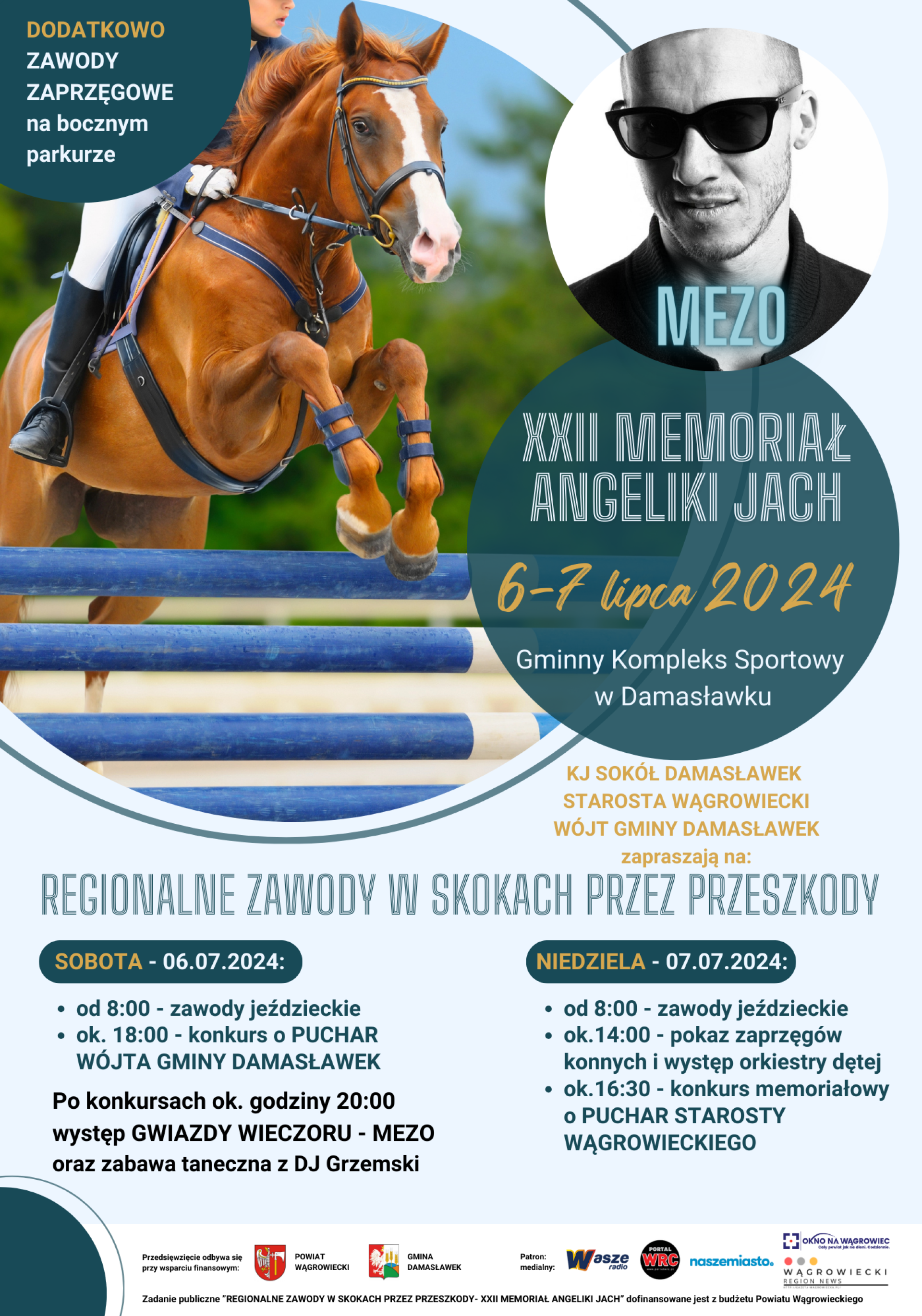 Zapraszamy na VI Otwarte Mistrzostwa Powiatu Wągrowieckiego w powożeniu zaprzęgami konnymi I Memoriał Angeliki Jach