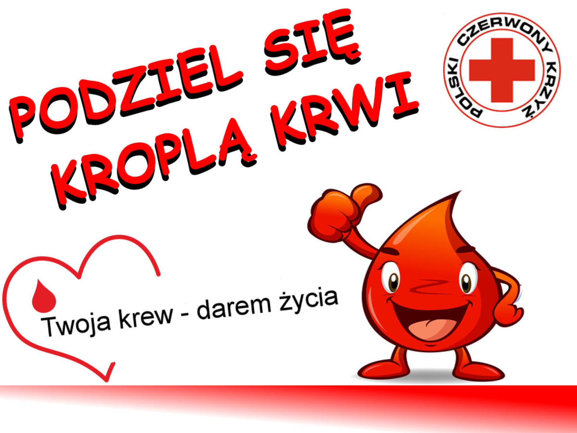 Powiatowy Konkurs Krwiodawstwa PCK - zapraszamy do udziału!