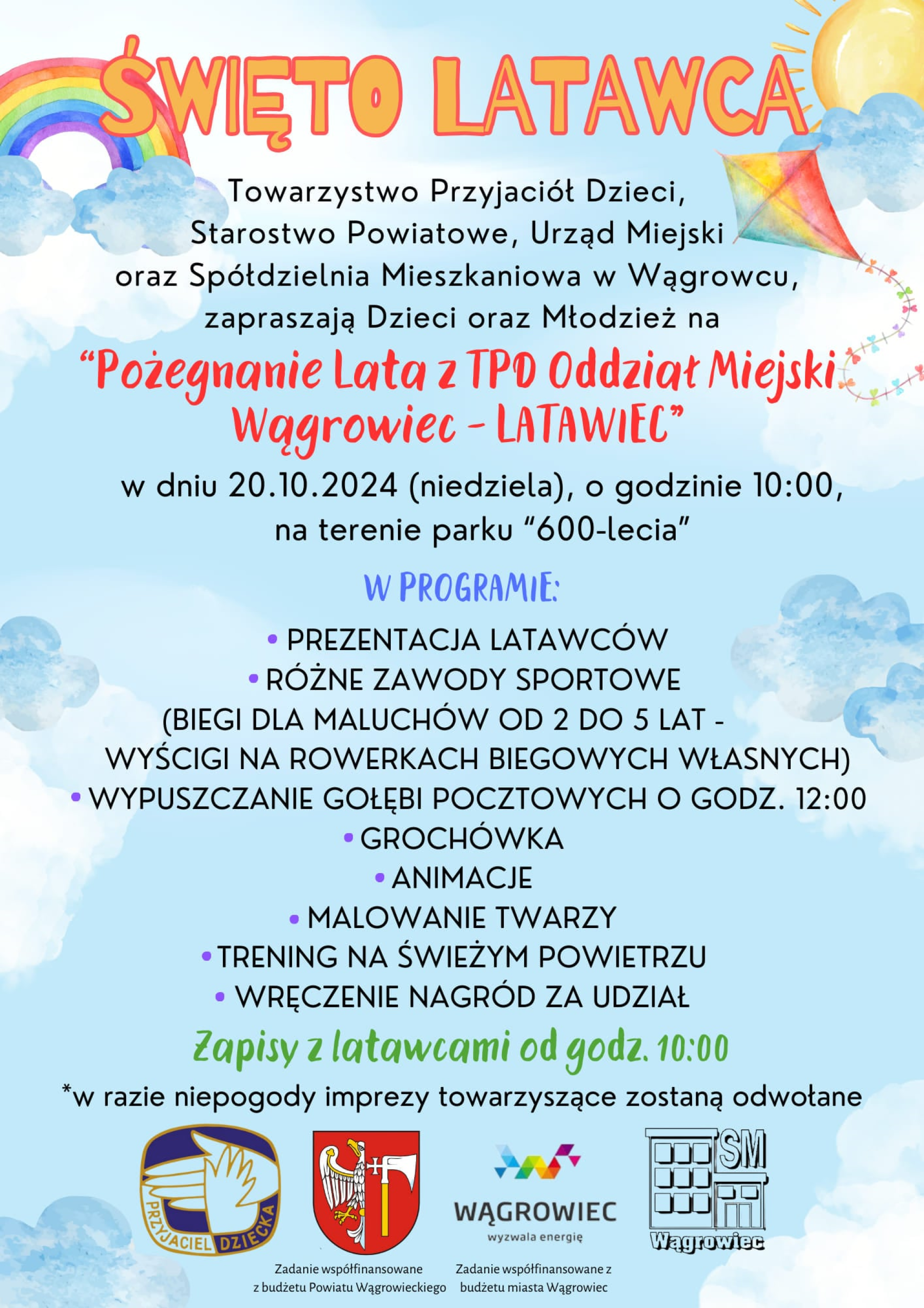 Zapraszamy na Święto Latawca