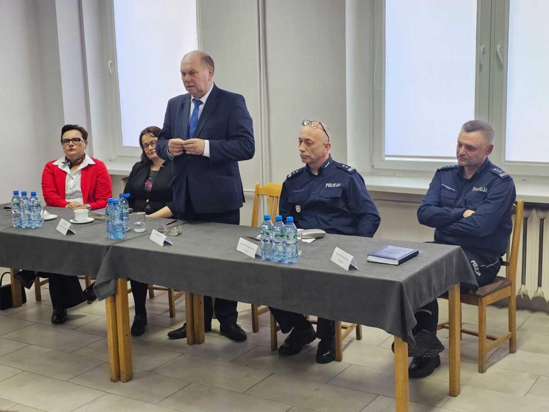 Odprawa roczna w Komendzie Powiatowej Policji w Wągrowcu