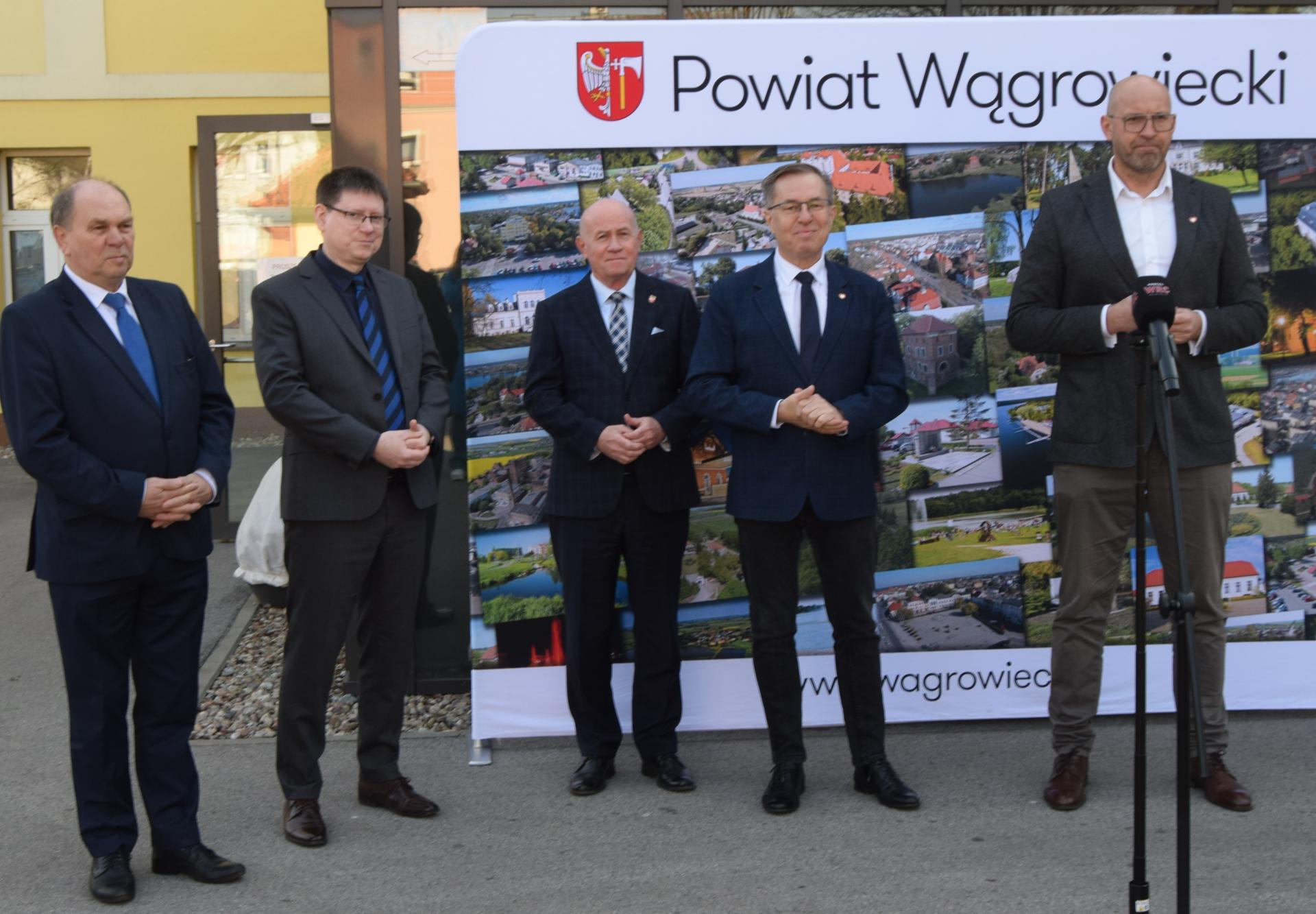 Konferencja prasowa z udziałem posłów RP Jakuba Rudnickiego i Piotra Głowskiego