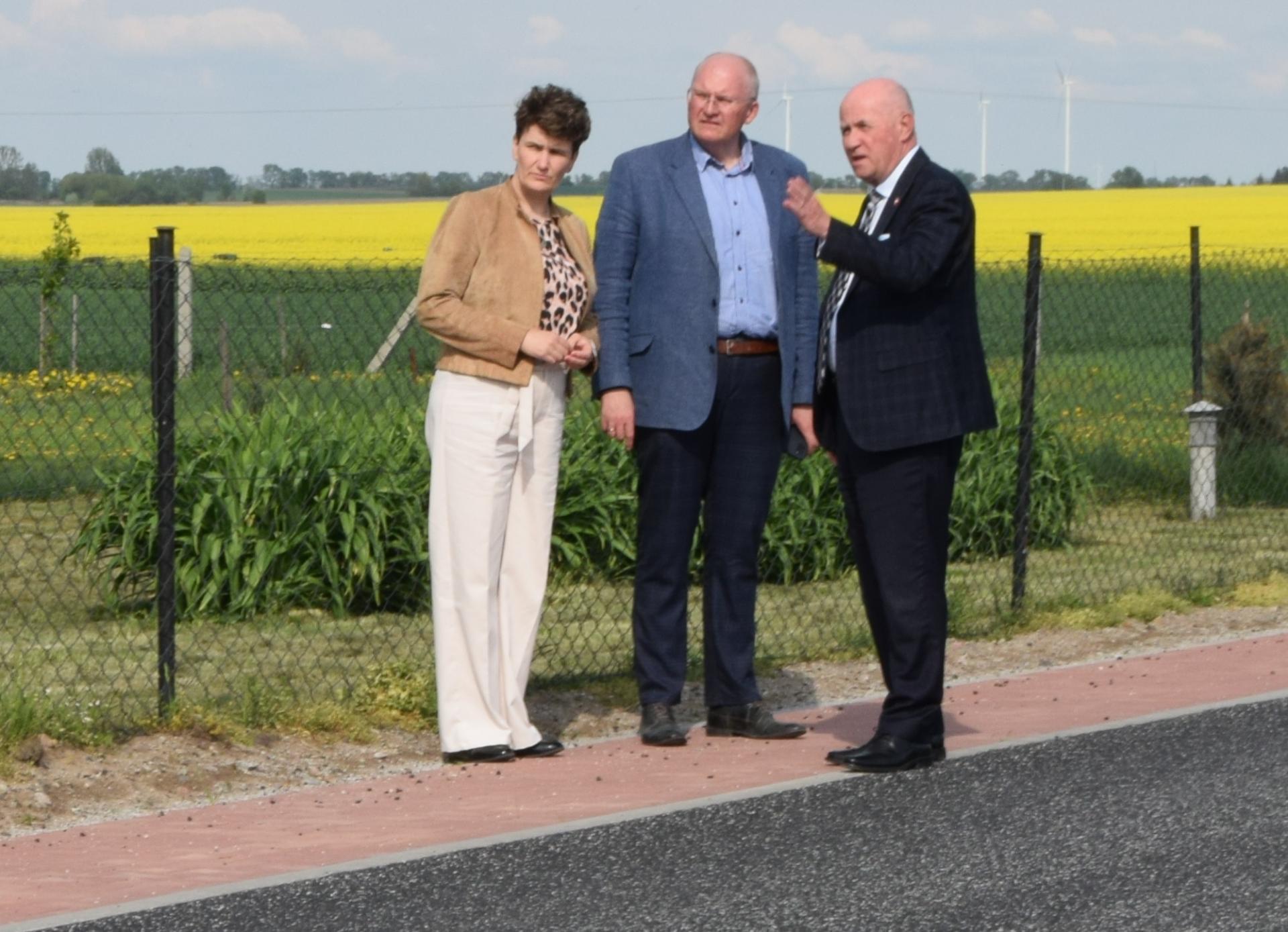 Zarząd Powiatu zwizytował inwestycje drogowe