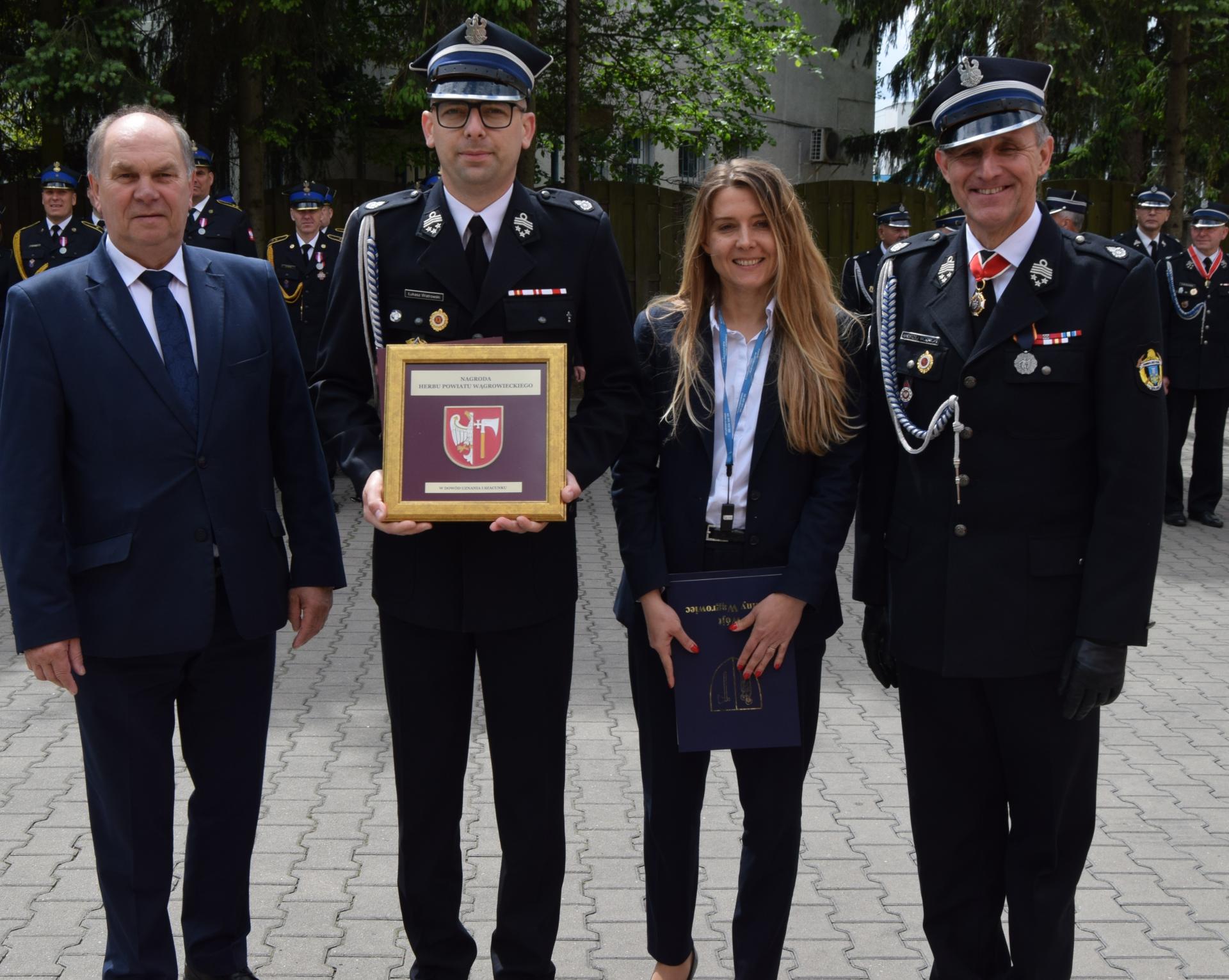 Makroregionalne obchody Dnia Strażaka w Komendzie PSP w Wągrowcu
