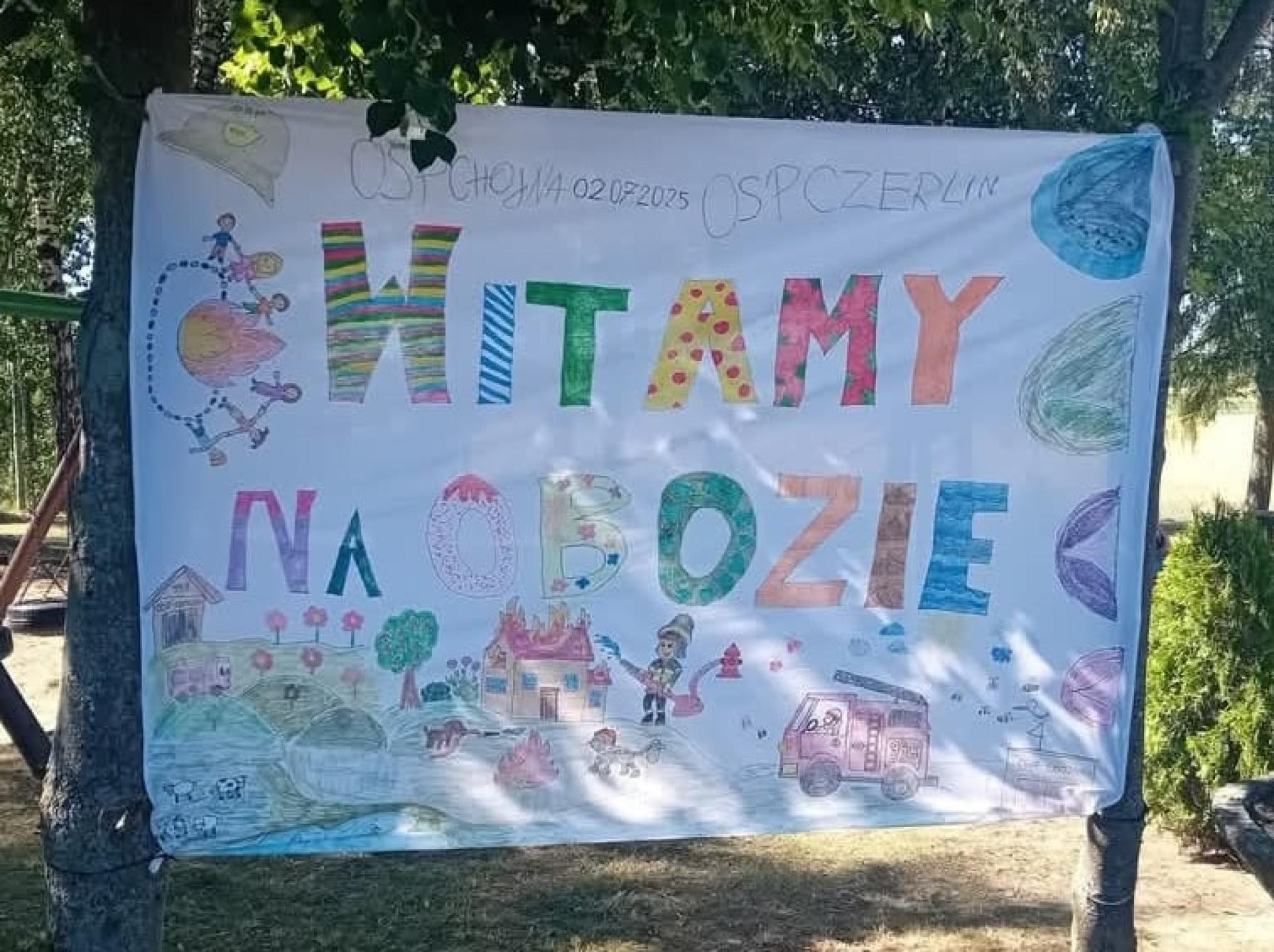 Obóz Młodzieżowych i Dziecięcych Drużyn Pożarniczych ze wsparciem od powiatu