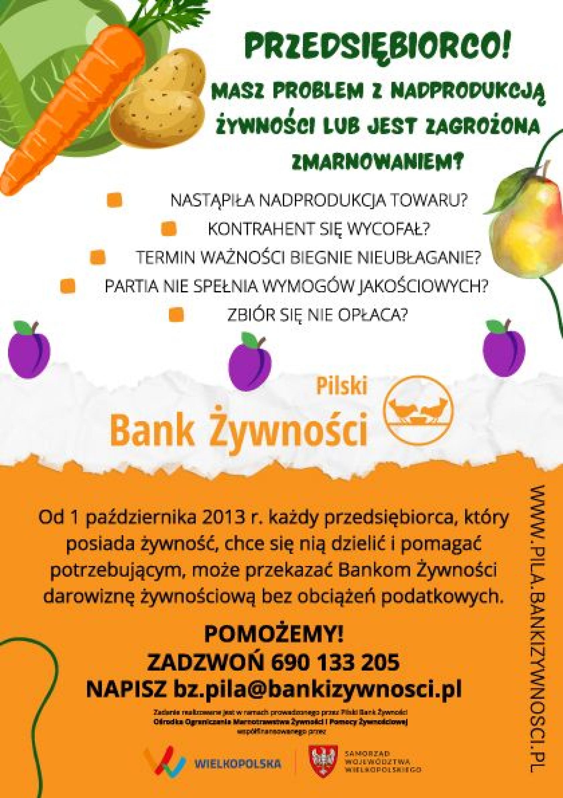 Pilski Bank Żywności – wspólnie przeciw marnowaniu żywności