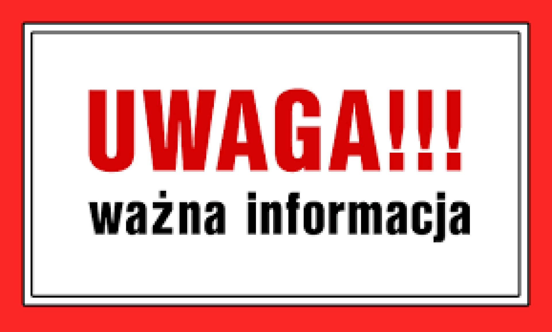 UWAGA! WAŻNA INFORMACJA DOT. ROZBUDOWY ULICY REJA W WĄGROWCU