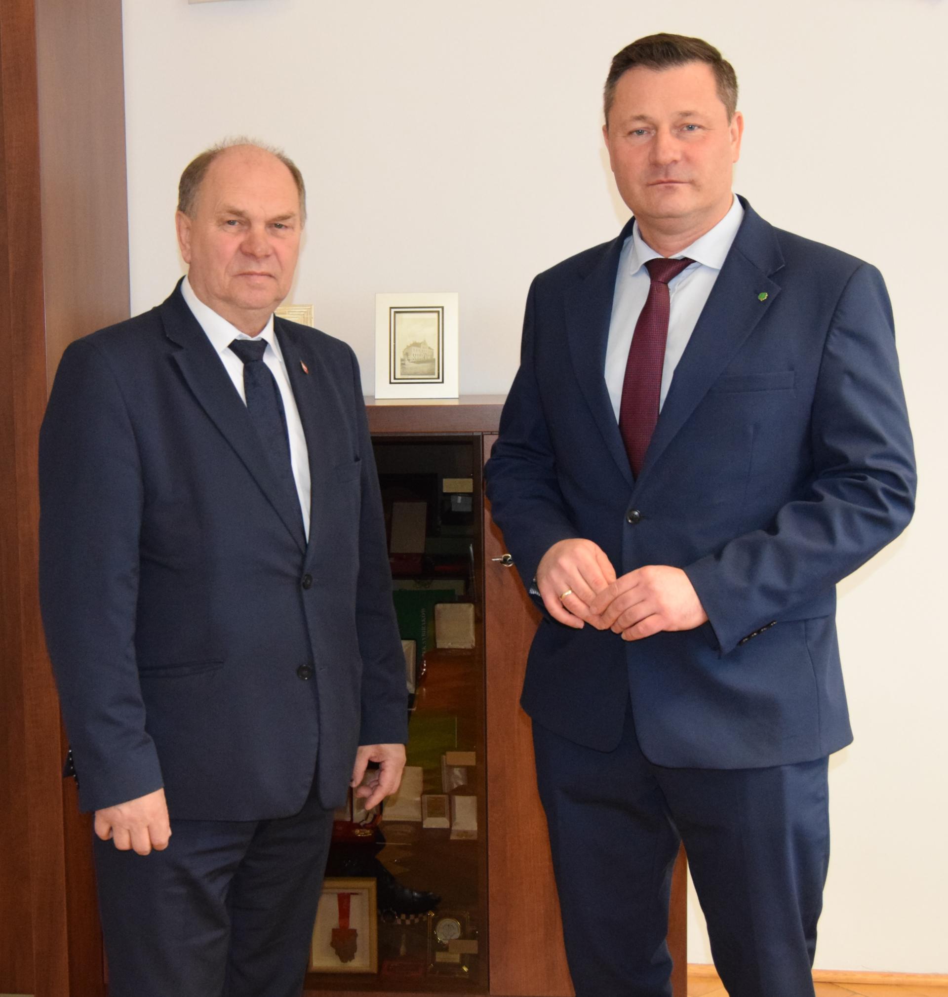 Poseł Krzysztof Paszyk spotkał się ze Starostą Wągrowieckim