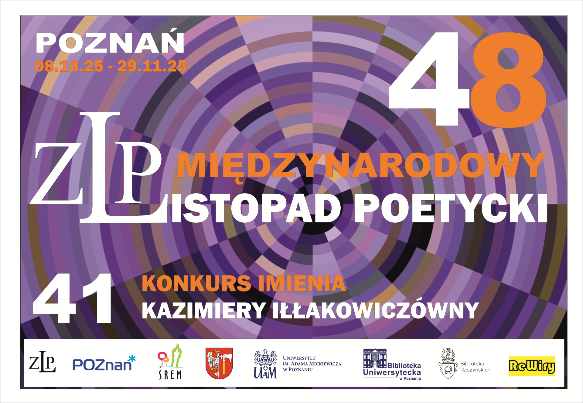 48. Międzynarodowy Listopad Poetycki na Ziemi Wągrowieckiej, 6-7 listopada 2025