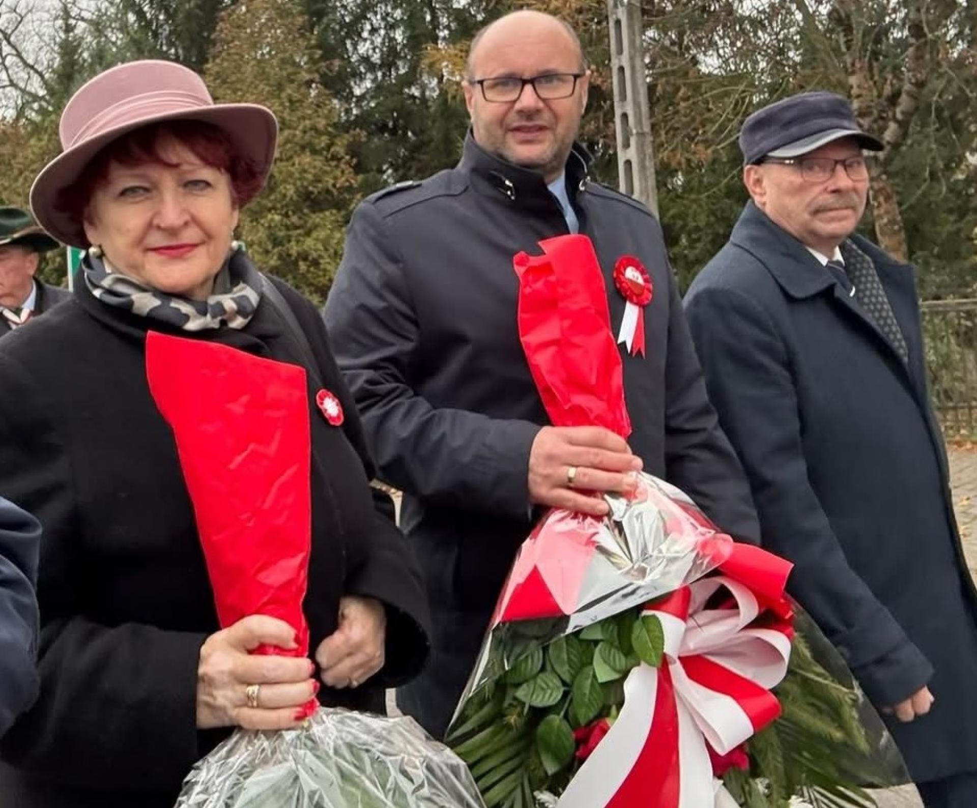 Delegacje Powiatu Wągrowieckiego uczciły w gminach Święto Niepodległości