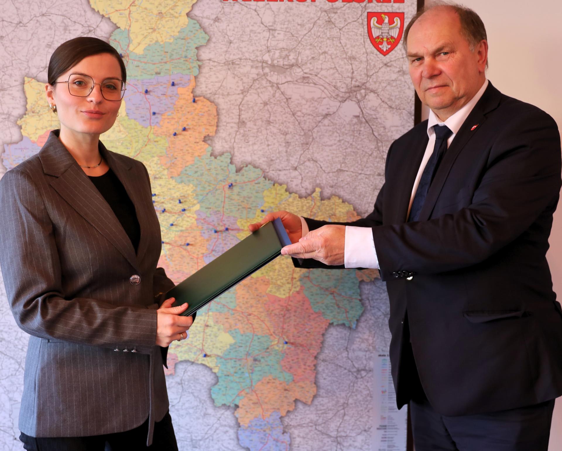 Starosta Wągrowiecki spotkał się w Wojewodą Wielkopolską