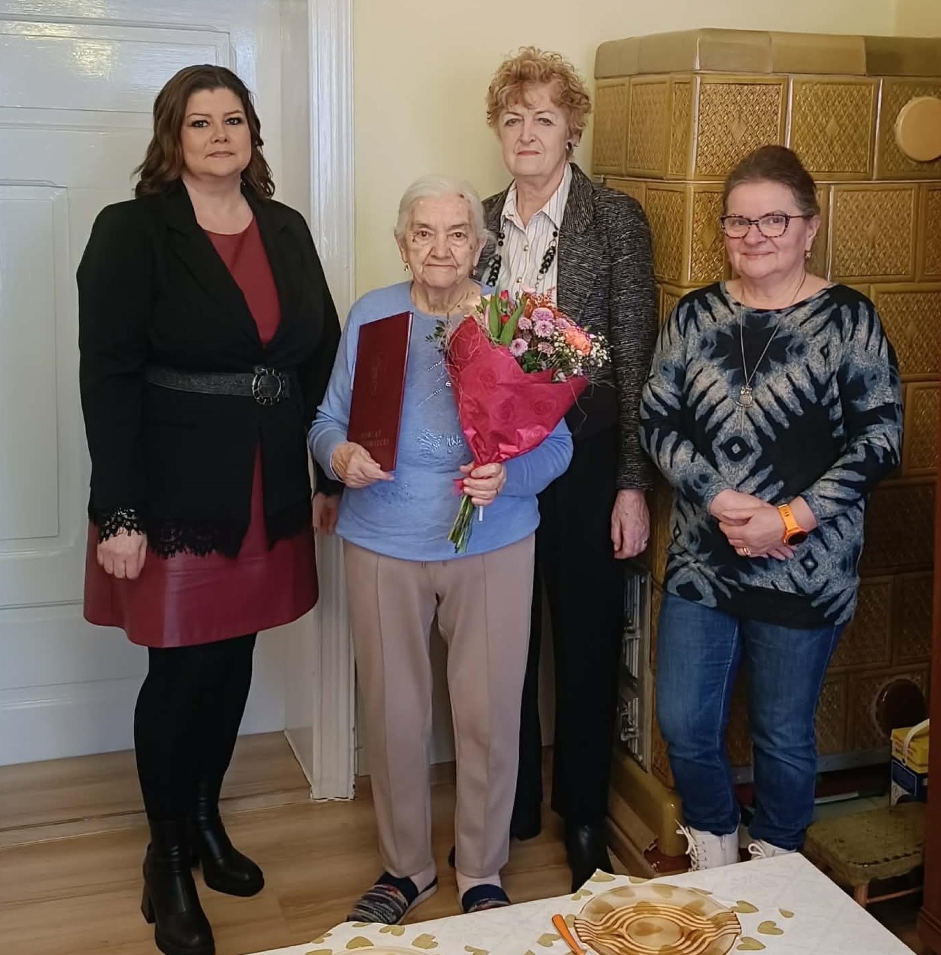 90. urodziny kombatantki Pani Bronisławy Ignaczak