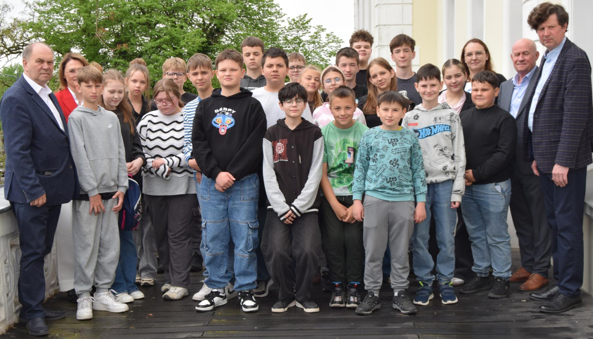 Wizyta młodzieży ze Szkoły Podstawowej nr 2 w Starostwie Powiatowym